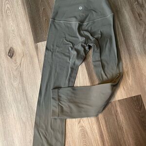 lululemon athletica Olive Green Leggings